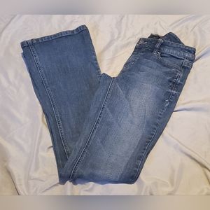 White House Black Market Blue Flare Jeans, 00S